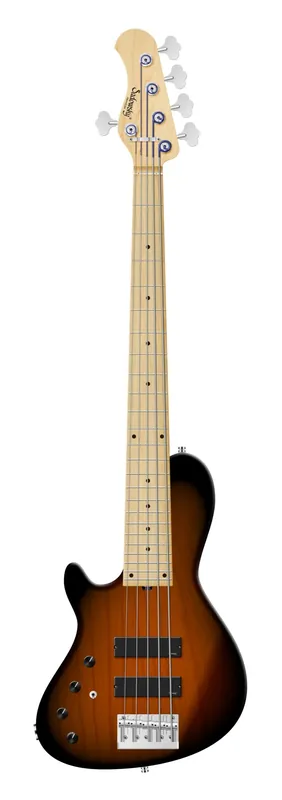 Sadowsky MetroLine 24-Fret Single Cut Bass, Swamp Ash Body, Maple Fingerboard, 5-String, Lefthand - Almond Sunburst Transparent Satin Top-Preis