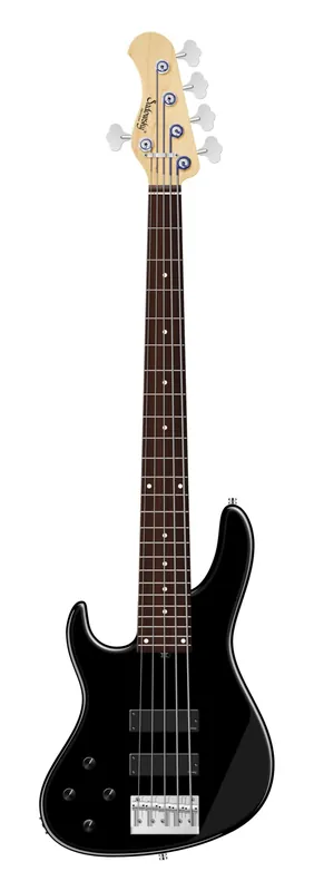 Günstig Sadowsky MetroLine 24-Fret Modern Bass, Red Alder Body, Morado Fingerboard, 5-String, Lefthand - Solid Black High Polish