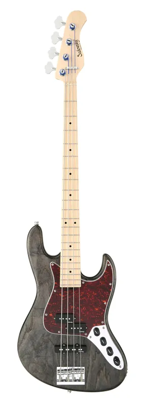 Neuheit Sadowsky MetroLine 21-Fret Vintage P/J Bass, Swamp Ash Body, Maple Fingerboard, 4-String - Nirvana Black Transparent Satin