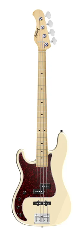 Expressversand Sadowsky MetroLine 21-Fret Hybrid P/J Bass, Solidbody, Swamp Ash Body, Maple Fingerboard, 4-String, Lefthand - Solid Olympic White High Polish