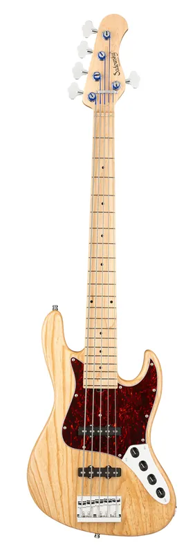 Sadowsky MetroLine 21-Fret Vintage J/J Bass, Solidbody, Swamp Ash Body, Maple Fingerboard, 5-String - Natural Transparent Satin Geprüft