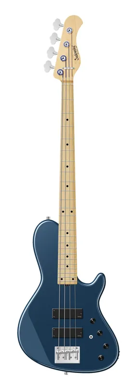 Sadowsky MetroLine 24-Fret Single Cut Bass, Swamp Ash Body, Maple Fingerboard, 4-String - Solid Dark Lake Placid Blue Metallic High Polish Sofort Bestellen