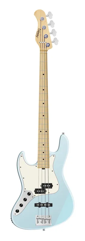 Sadowsky MetroLine 21-Fret Vintage P/J Bass, Swamp Ash Body, Maple Fingerboard, 4-String, Lefthand - Solid Ice Blue Metallic Satin Nur Heute