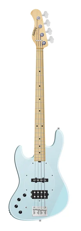 Sadowsky MetroLine 21-Fret Vintage M/J Bass, Swamp Ash Body, Maple Fingerboard, 4-String, Lefthand - Solid Ice Blue Metallic Satin Neu