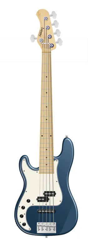 Sadowsky MetroLine 21-Fret Hybrid P/J Bass, Solidbody, Swamp Ash Body, Maple Fingerboard, 5-String, Lefthand - Solid Dark Lake Placid Blue Metallic High Polish Beliebt