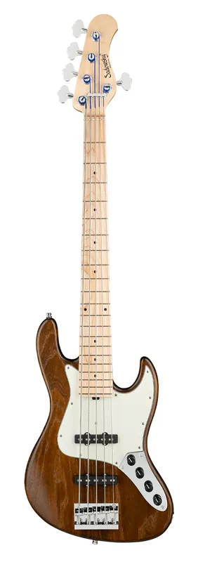 Schnäppchen Sadowsky MetroLine 21-Fret Vintage J/J Bass, Swamp Ash Body, Maple Fingerboard, 5-String - Antique Tobacco Transparent Satin