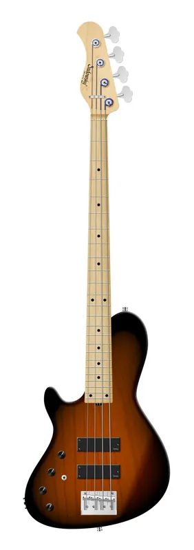 Sadowsky MetroLine 24-Fret Single Cut Bass, Swamp Ash Body, Maple Fingerboard, 4-String, Lefthand - Almond Sunburst Transparent Satin Neu Im Sortiment