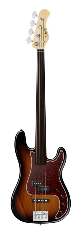 Sadowsky MetroLine 21-Fret Hybrid P/J Bass, Red Alder Body, Tigerstripe Ebony Fingerboard, 4-String, Fretless - '59 Burst Transparent High Polish Online Kaufen