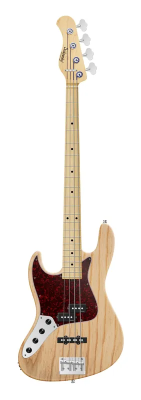 Echt Sadowsky MetroLine 21-Fret Vintage P/J Bass, Swamp Ash Body, Maple Fingerboard, 4-String, Lefthand - Natural Transparent Satin