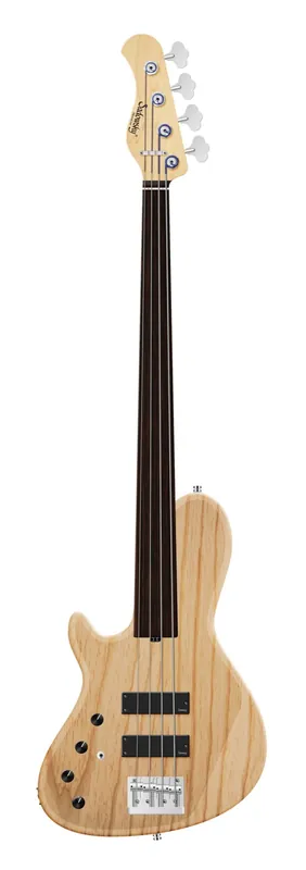 Sadowsky MetroLine 24-Fret Single Cut Bass, Swamp Ash Body, Tigerstripe Ebony Fingerboard, 4-String, Fretless, Lefthand - Natural Transparent Satin Günstig