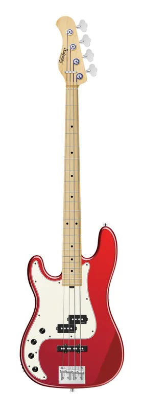 Sadowsky MetroLine 21-Fret Hybrid P/J Bass, Swamp Ash Body, Maple Fingerboard, 4-String, Lefthand - Solid Candy Apple Red Metallic High Polish Neue Ware