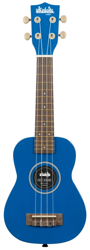 KALA Ukadelic UK-BLUEINK - Blue Ink Soprano Ukulele, with Tote Bag Ausverkauf