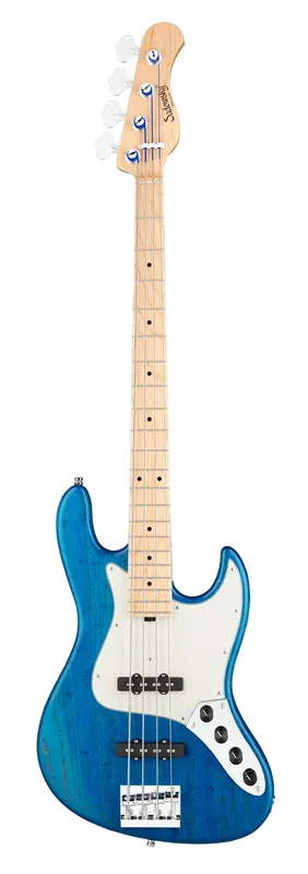 Sadowsky MetroLine 21-Fret Vintage J/J Bass, Solidbody, Swamp Ash Body, Maple Fingerboard, 4-String - Ocean Blue Transparent Satin Preisknaller
