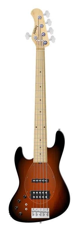 Sadowsky MetroLine 21-Fret Vintage M/J Bass, Swamp Ash Body, Maple Fingerboard, 5-String, Lefthand - Almond Sunburst Transparent Satin Wochenendangebot