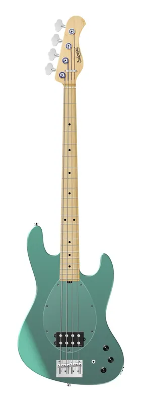 Sadowsky MetroLine 21-Fret Vintage M Bass, Swamp Ash Body, Maple Fingerboard, 4-String - Solid Sage Green Metallic Satin Echt