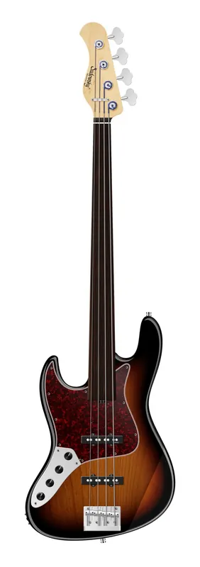 Jetzt Kaufen Sadowsky MetroLine 22-Fret Will Lee Artist Line Bass, Red Alder Body, Tigerstripe Ebony Fingerboard, 4-String, Fretless, Lefthand - '59 Burst Transparent High Polish