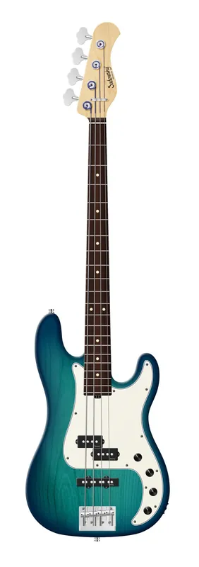 Beliebt Sadowsky MetroLine 21-Fret Hybrid P/J Bass, Red Alder Body, Morado Fingerboard, 4-String - Bora Blue Burst Transparent Satin