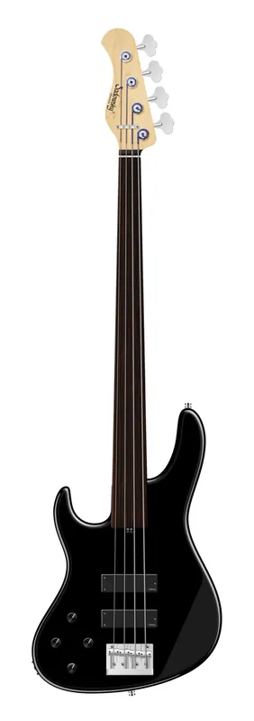 Sadowsky MetroLine 24-Fret Modern Bass, Swamp Ash Body, Tigerstripe Ebony Fingerboard, 4-String, Fretless, Lefthand - Solid Black High Polish Online Kaufen