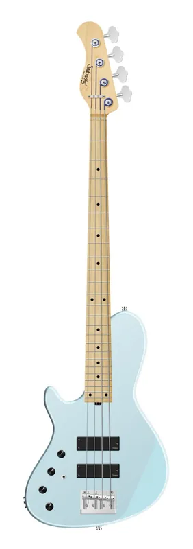 Sadowsky MetroLine 24-Fret Single Cut Bass, Swamp Ash Body, Maple Fingerboard, 4-String, Lefthand - Solid Ice Blue Metallic Satin Direktkauf