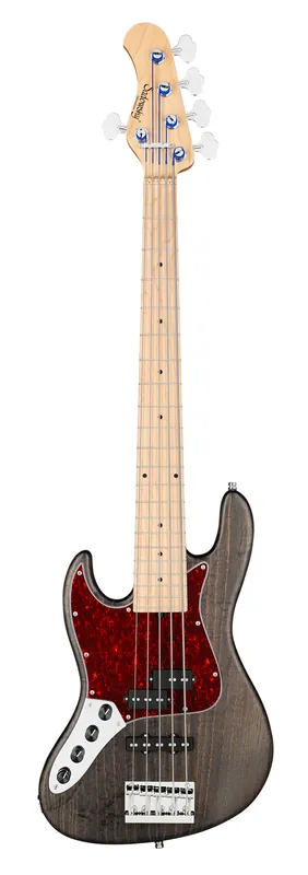 Top-Angebot Sadowsky MetroLine 21-Fret Vintage P/J Bass, Swamp Ash Body, Maple Fingerboard, 5-String, Lefthand - Nirvana Black Transparent Satin