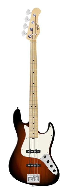 Abverkauf Sadowsky MetroLine 22-Fret Will Lee Artist Line Bass, Swamp Ash Body, Maple Fingerboard, 4-String - Almond Sunburst Transparent Satin