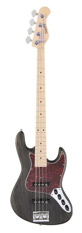 Zertifiziert Sadowsky MetroLine 21-Fret Vintage J/J Bass, Swamp Ash Body, Maple Fingerboard, 4-String - Nirvana Black Transparent Satin