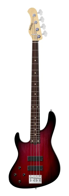 Sichere Zahlung Sadowsky MetroLine 24-Fret Modern Bass, Red Alder Body, Morado Fingerboard, 4-String, Lefthand - Burgundy Blackburst Transparent Satin