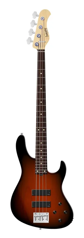 Sadowsky MetroLine 24-Fret Modern Bass, Red Alder Body, Morado Fingerboard, 4-String - Almond Sunburst Transparent Satin Geprüft