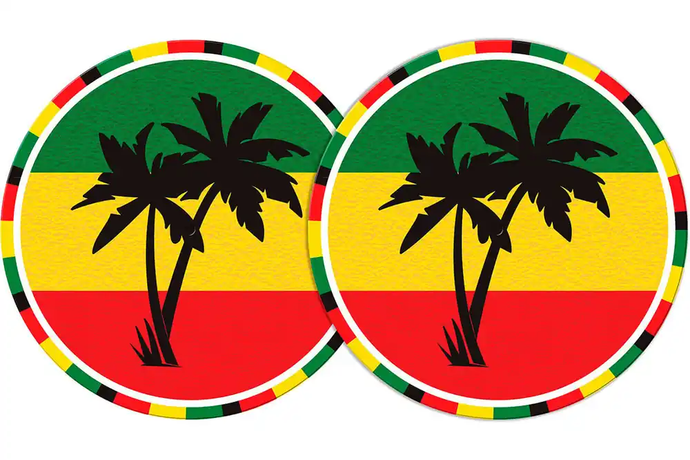 Top-Preis 2x Slipmats - Jamaica