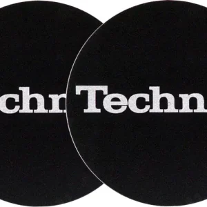2x Slipmats - Technics Logo - silber Aktuell