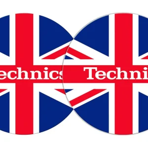 2x Slipmats - Technics UK flag Highlight