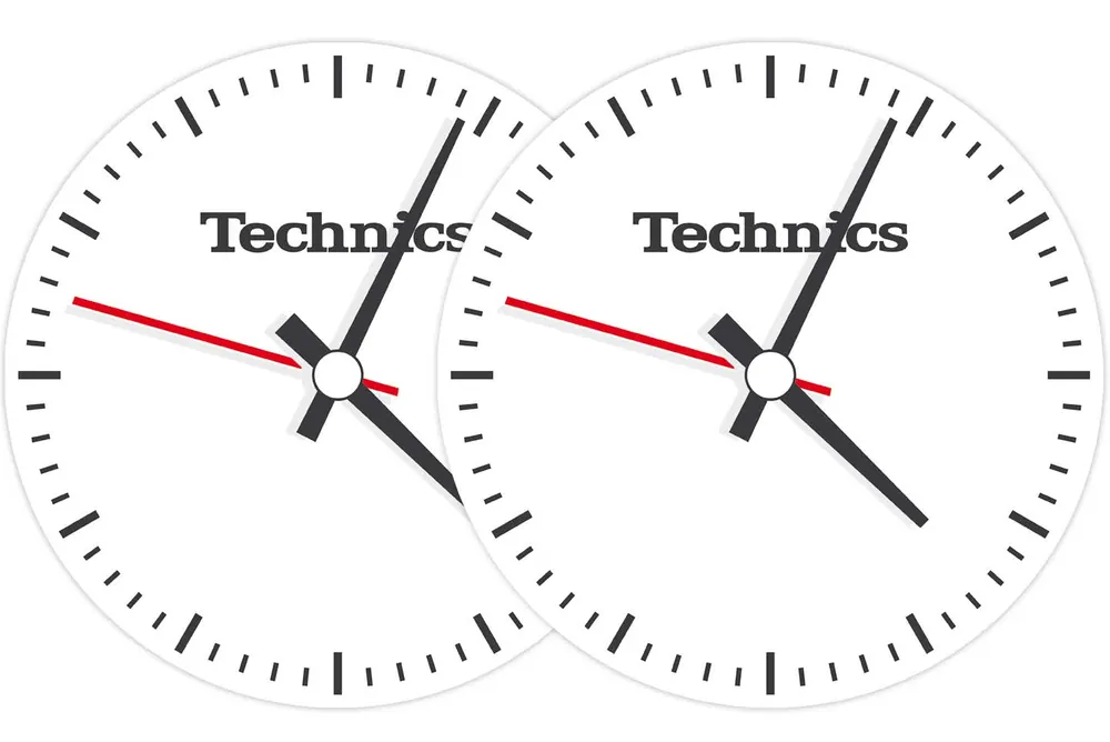 Garantierte Lieferung 2x Slipmats - Technics Time