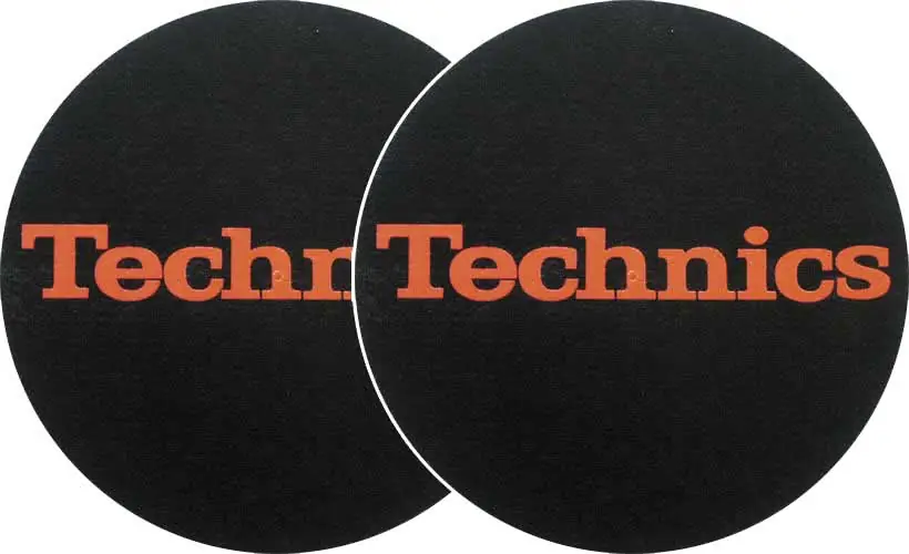 2x Slipmats - Technics Logo - Rot Meistverkauft