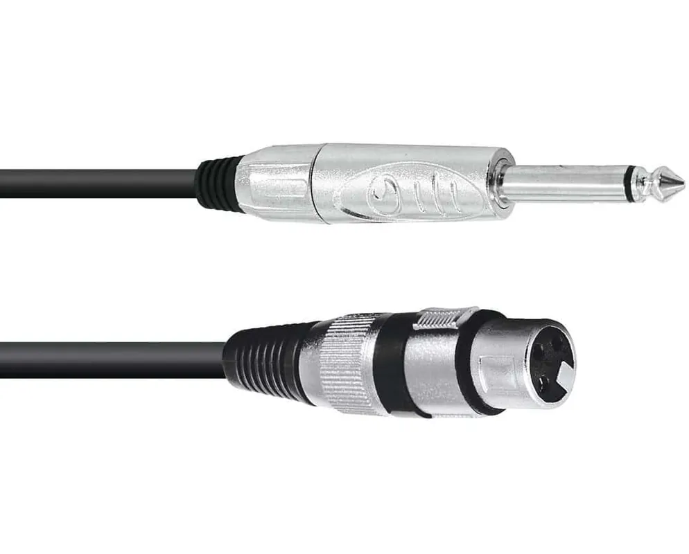Begrenztes Angebot Omnitronic Kabel - XLR (f) - 6.3 mm Klinke - 5m