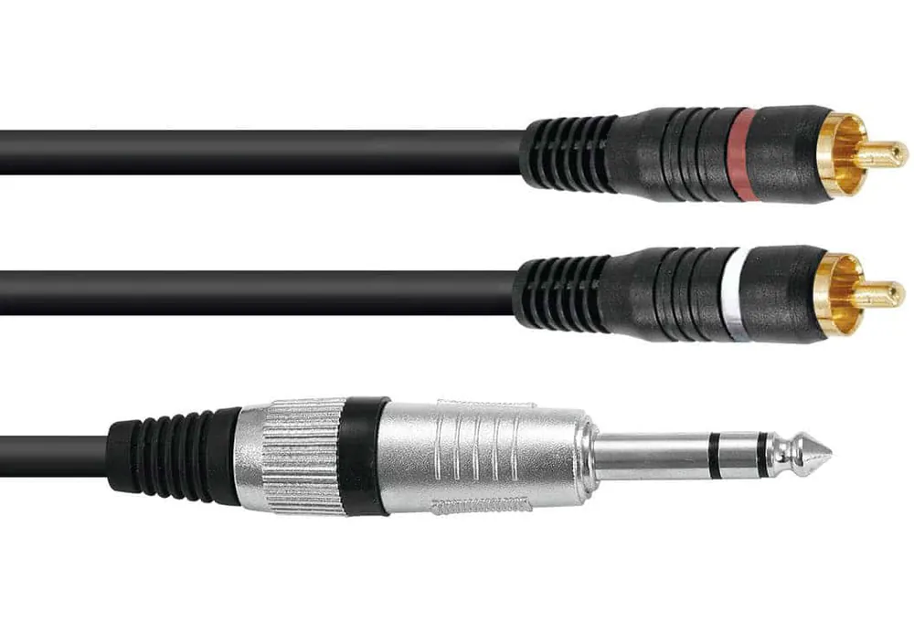 Omnitronic AL-15 - 6.3 mm Klinke - Cinch - 1.5m Direktkauf