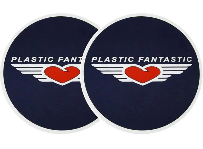 2x Slipmats - Plastic Fantastic Neuheit