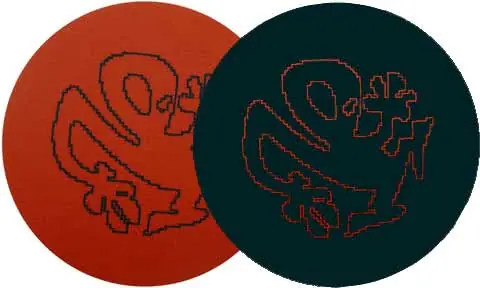 2x Slipmats - Plasticman Silhouette - Red & Black Angebot