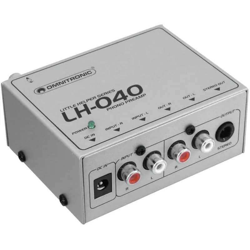 Omnitronic LH-040 - Phono-Vorverstärker Neue Ware