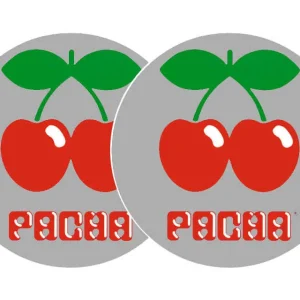 Schnäppchen 2x Slipmats - Pacha - silber