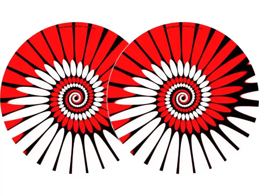 Kostenloser Rückversand 2x Zomo Slipmats - Paint - rot