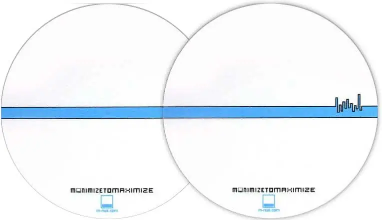 2x Slipmats - Minimize to Maximize Highlight