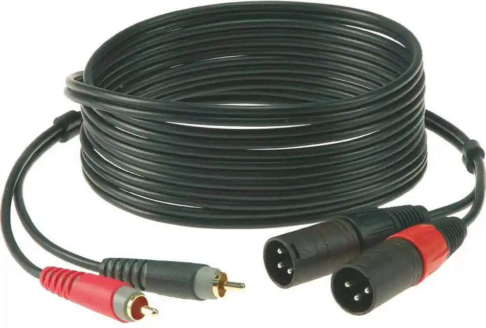 Abverkauf Klotz AT-CM0300 - Cinch - 2x XLR male - 3m