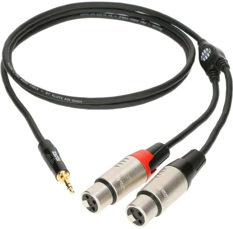 Preis Gesenkt Klotz KY8-180 - 2x XLR (f) - Miniklinke - 1.8m