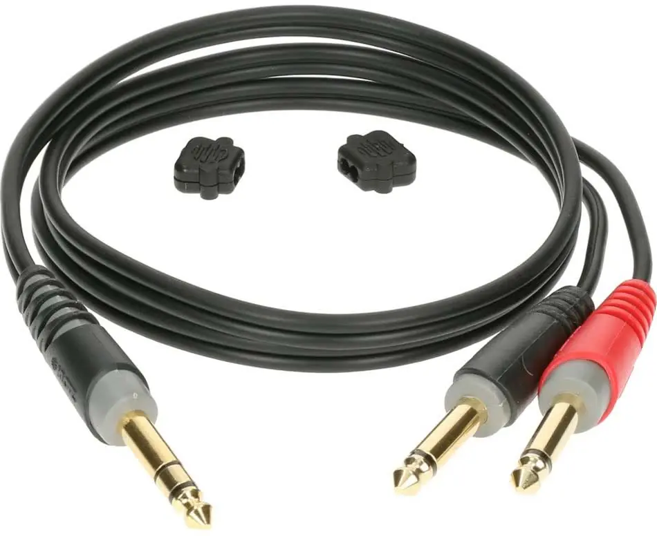 Klotz AY1-0100 - 6.3 Klinke - 2x 6.3 Klinke - 1m Preis Gesenkt