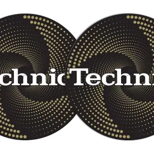 Top-Seller 2x Slipmats - Technics - Funnel Gold