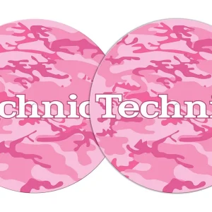 Ausverkauf 2x Slipmats - Technics - Army Pink