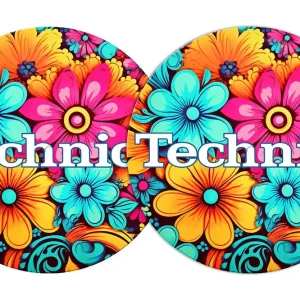2x Slipmats - Technics - Hippie Bestpreis