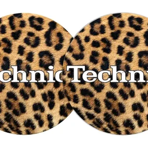 2x Slipmats - Technics - Leopard Neuheit