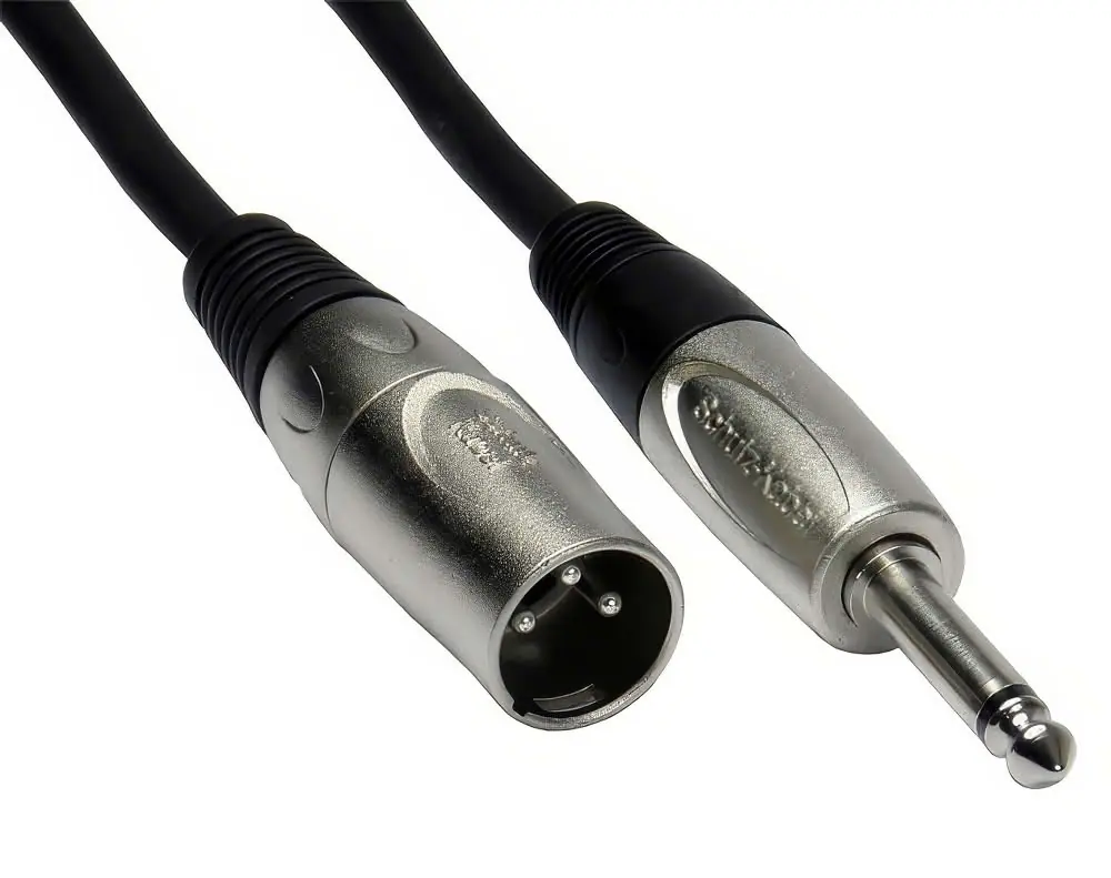 Schulzkabel TZ 5 - XLR (m) - 6.3 mm - 5m Garantierte Lieferung