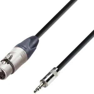 Adam Hall 5 Star MYF 0300 - XLR (f) - 3.5mm Miniklinke - 3m Preisknaller
